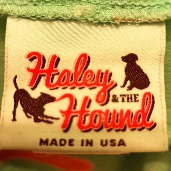 Haley & The Hound long sleeve aqua and orange starfish dress- size XS -NWOT 🌊 - Picture 3 of 3